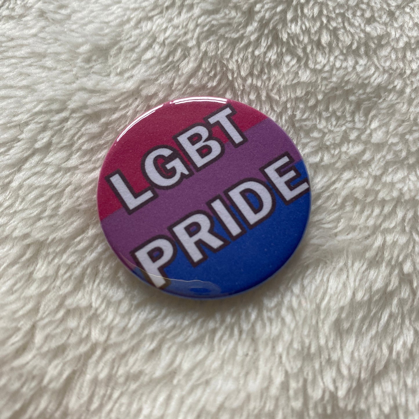 Bisexual Pride Pronoun Badges 38mm
