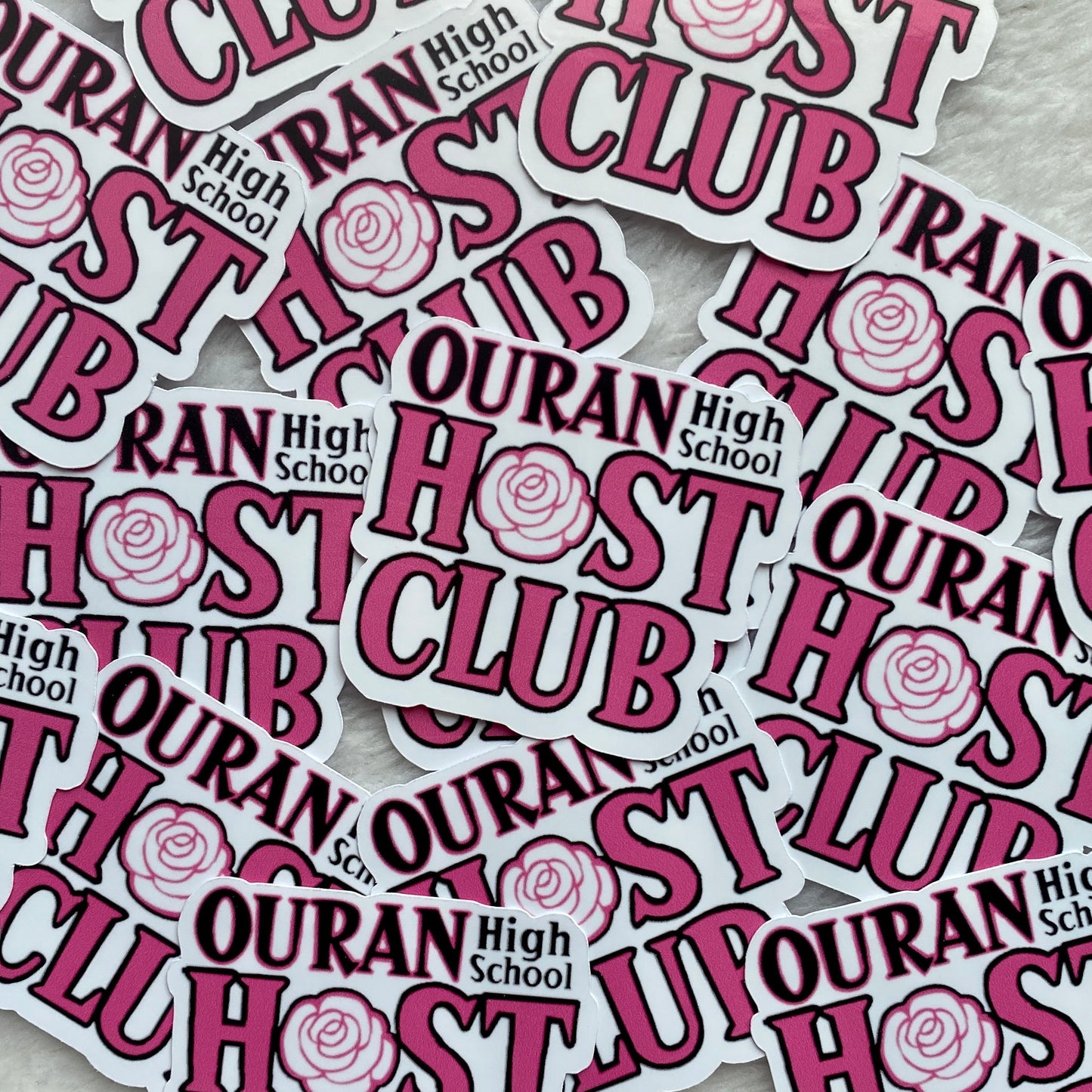 Ouran High School Host Club Logo Stickers