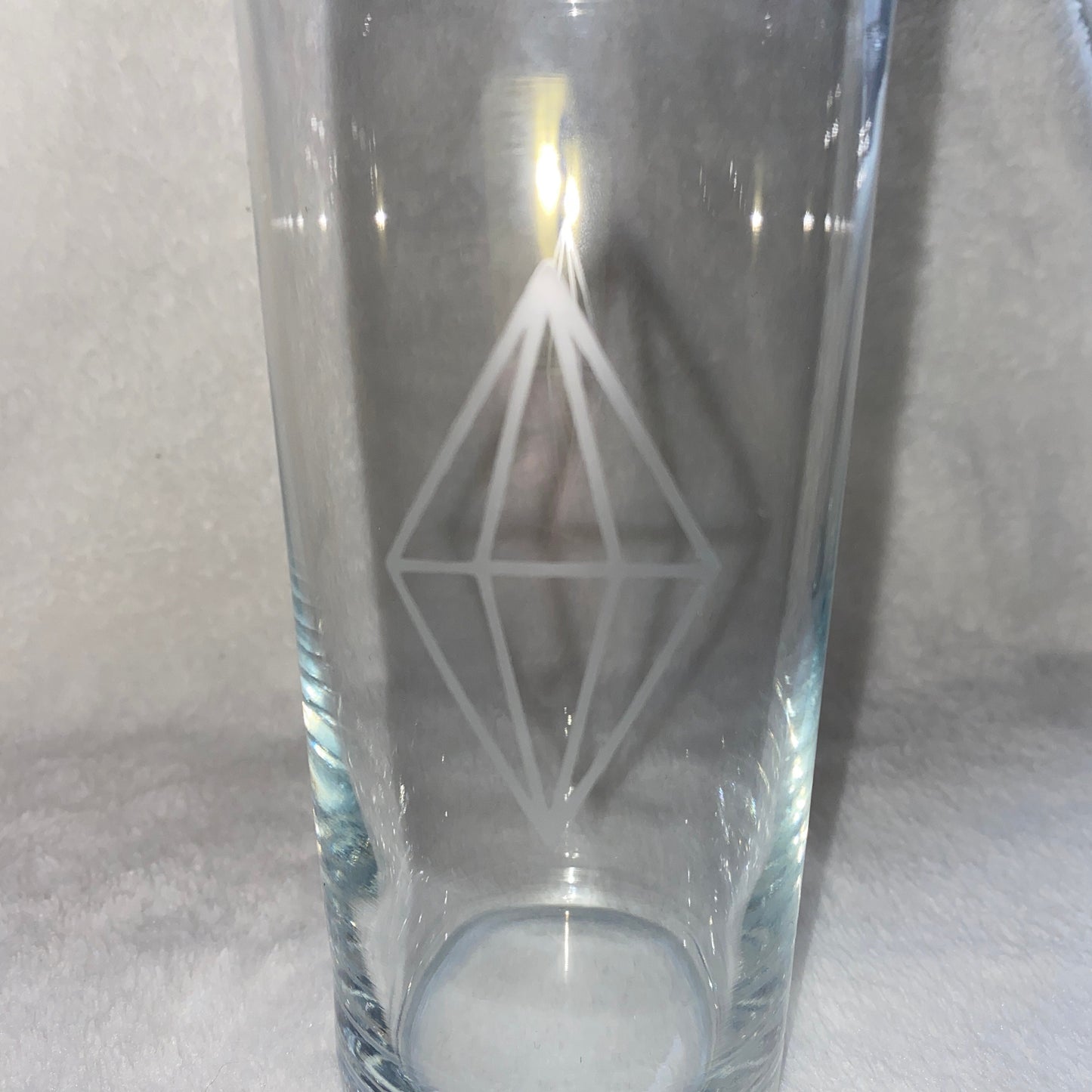 Plumbob The Sims Etched Drinking Glass