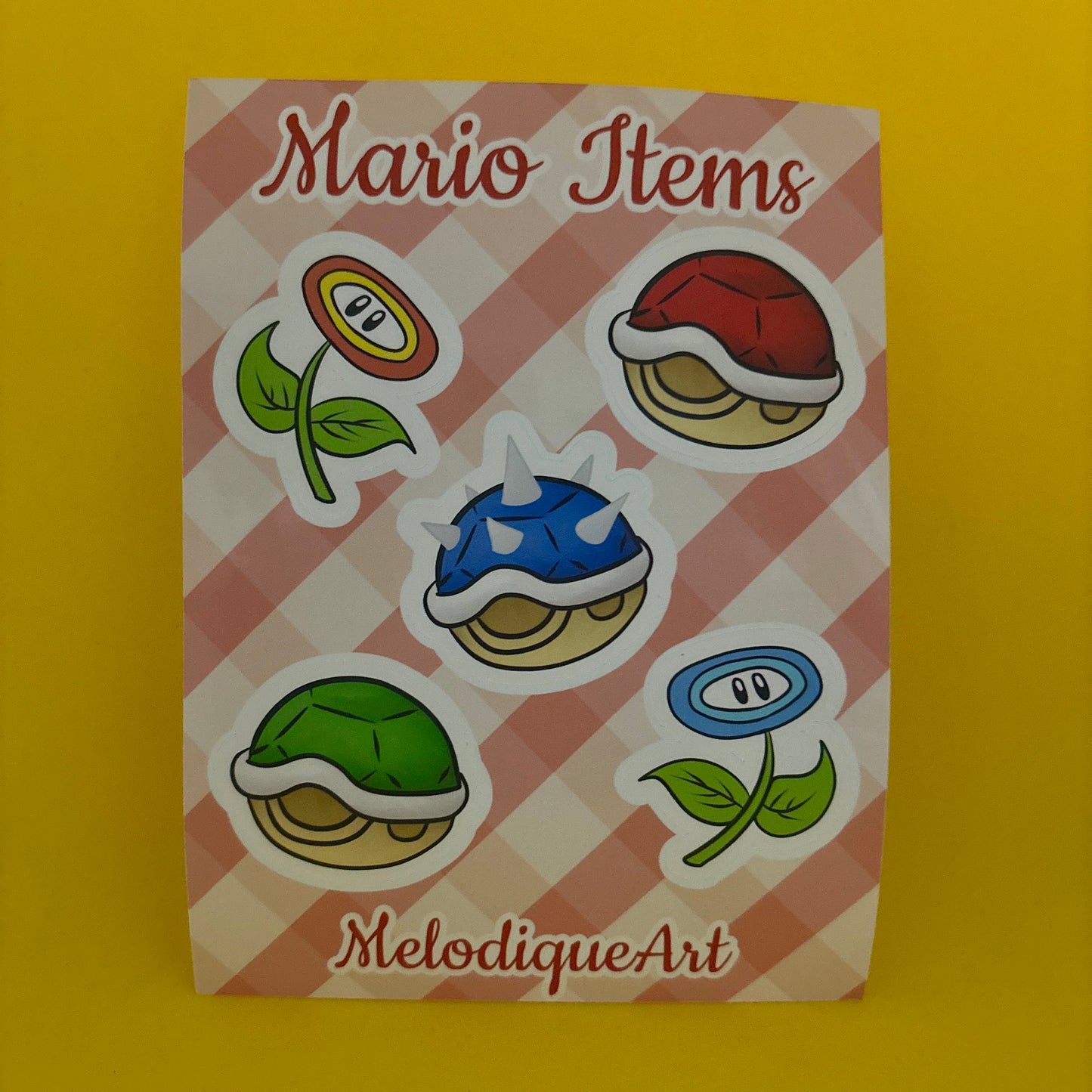 Mario Items Sticker Sheet