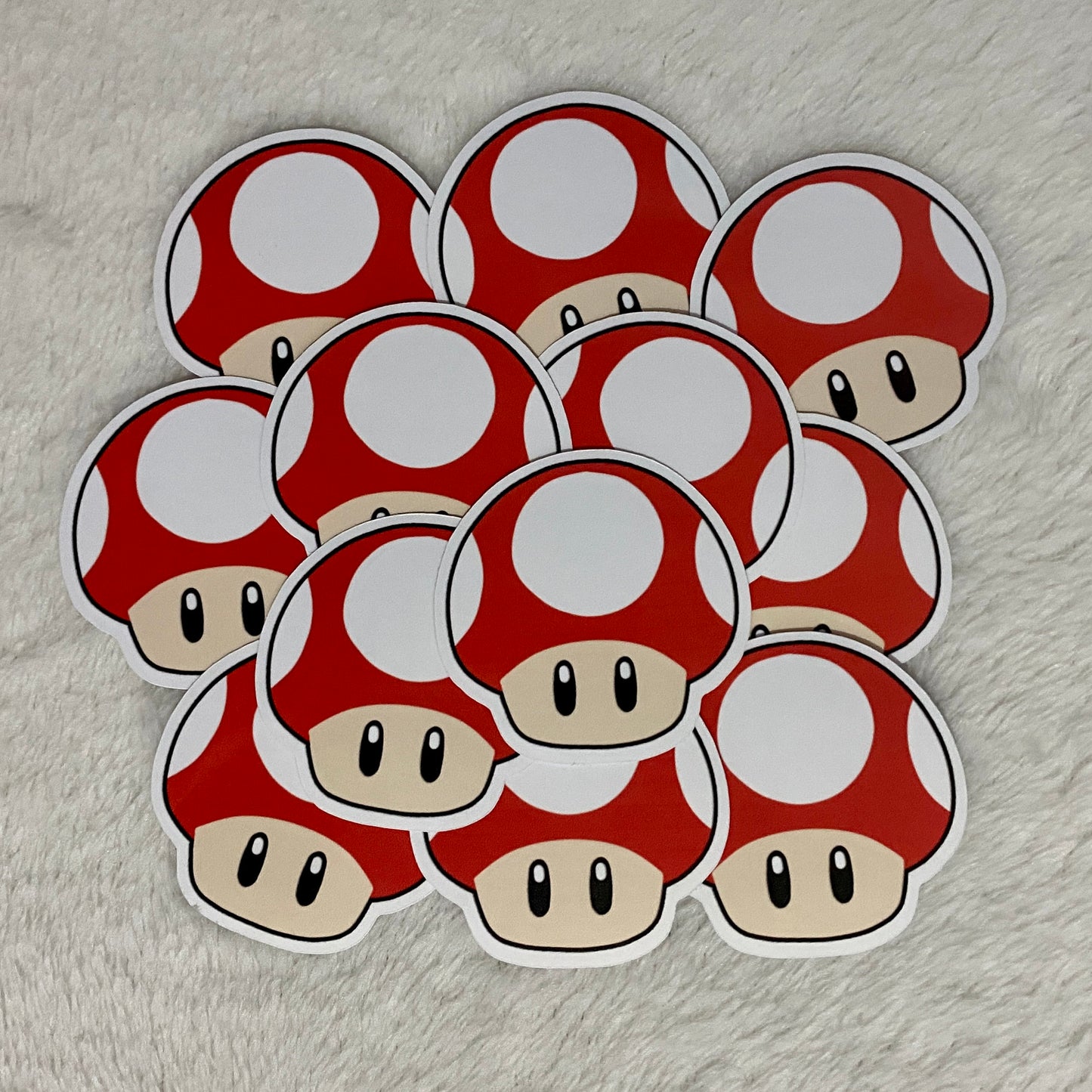 Mario Mushroom Stickers