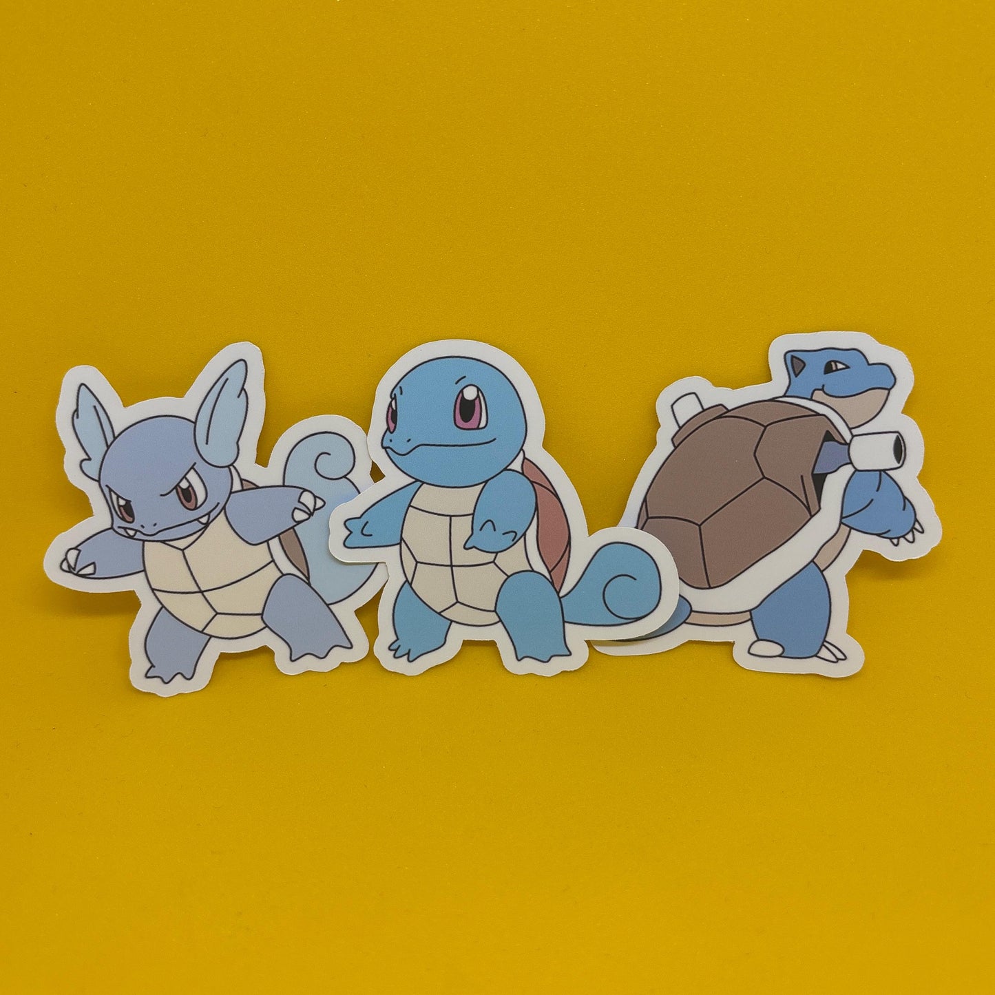 Pokemon Squirtle Wartortle Blastoise Stickers