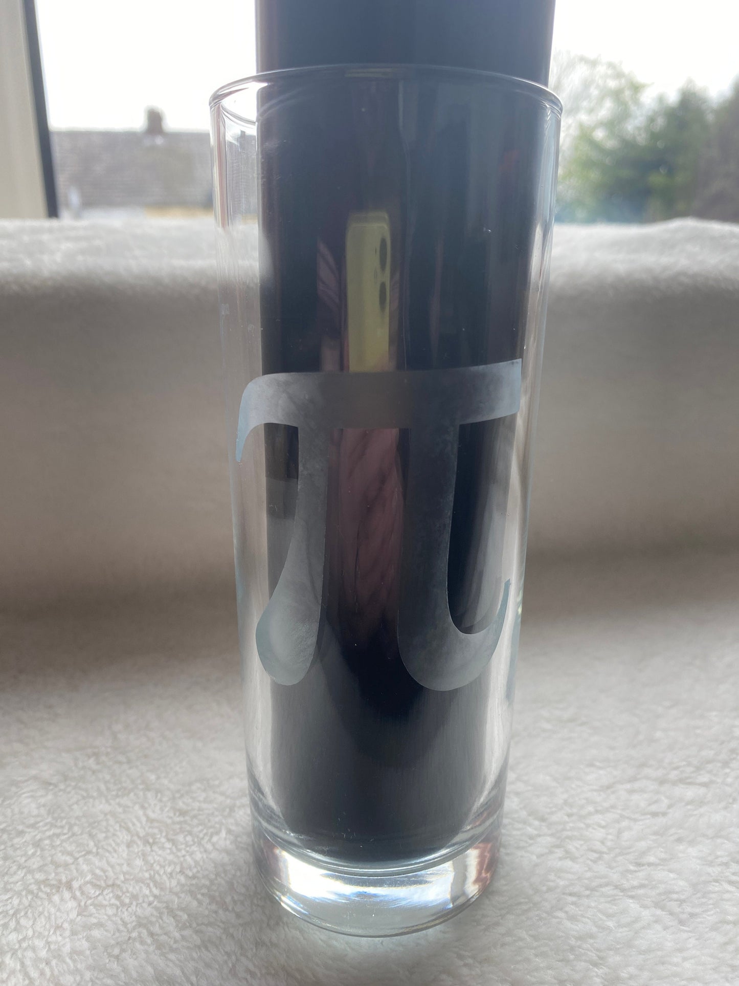 Pi Geeky Etched Drinking Glass