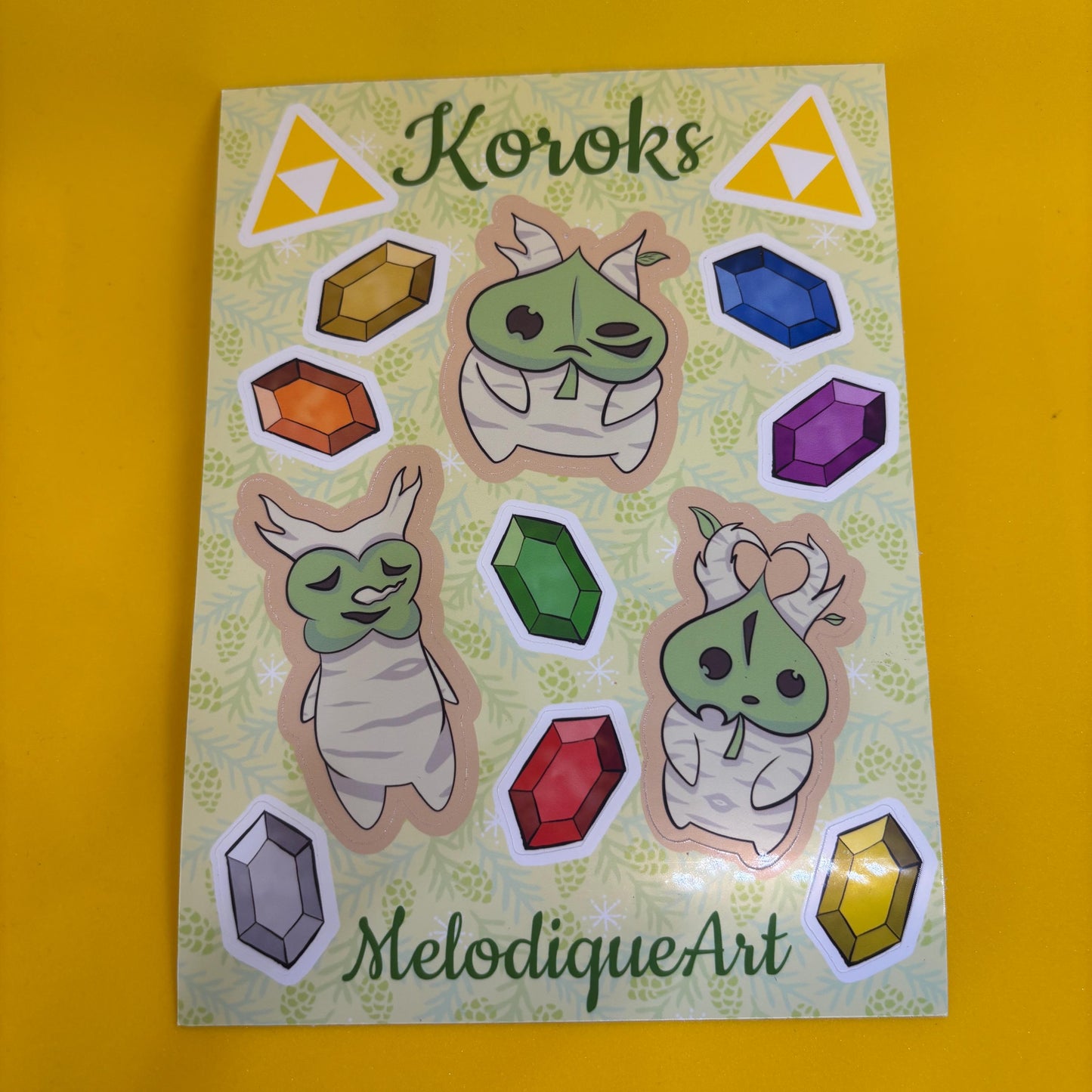 Koroks The Legend of Zelda Sticker Sheet