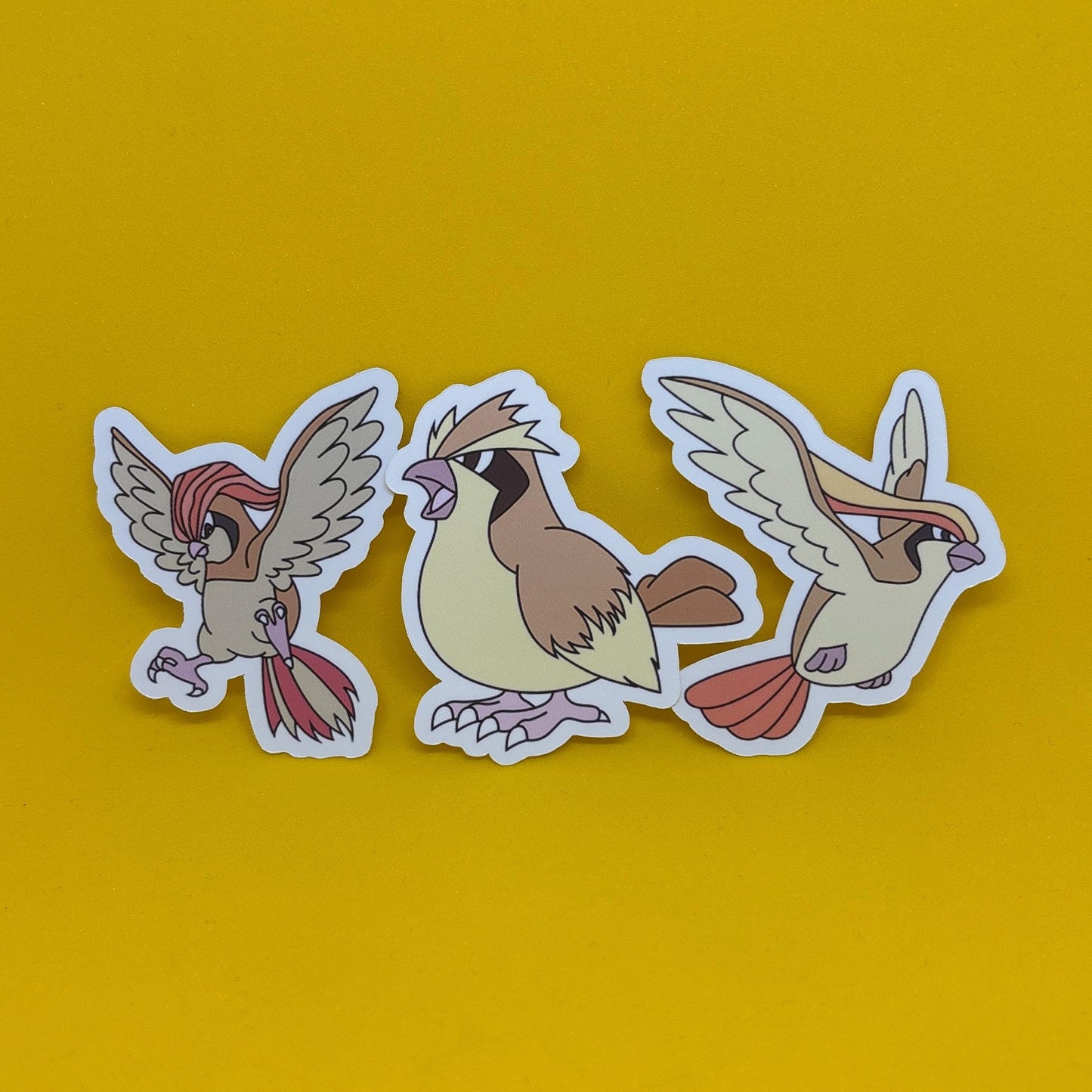 Pokemon Pidgey Pidgeotto Pidgeot Stickers