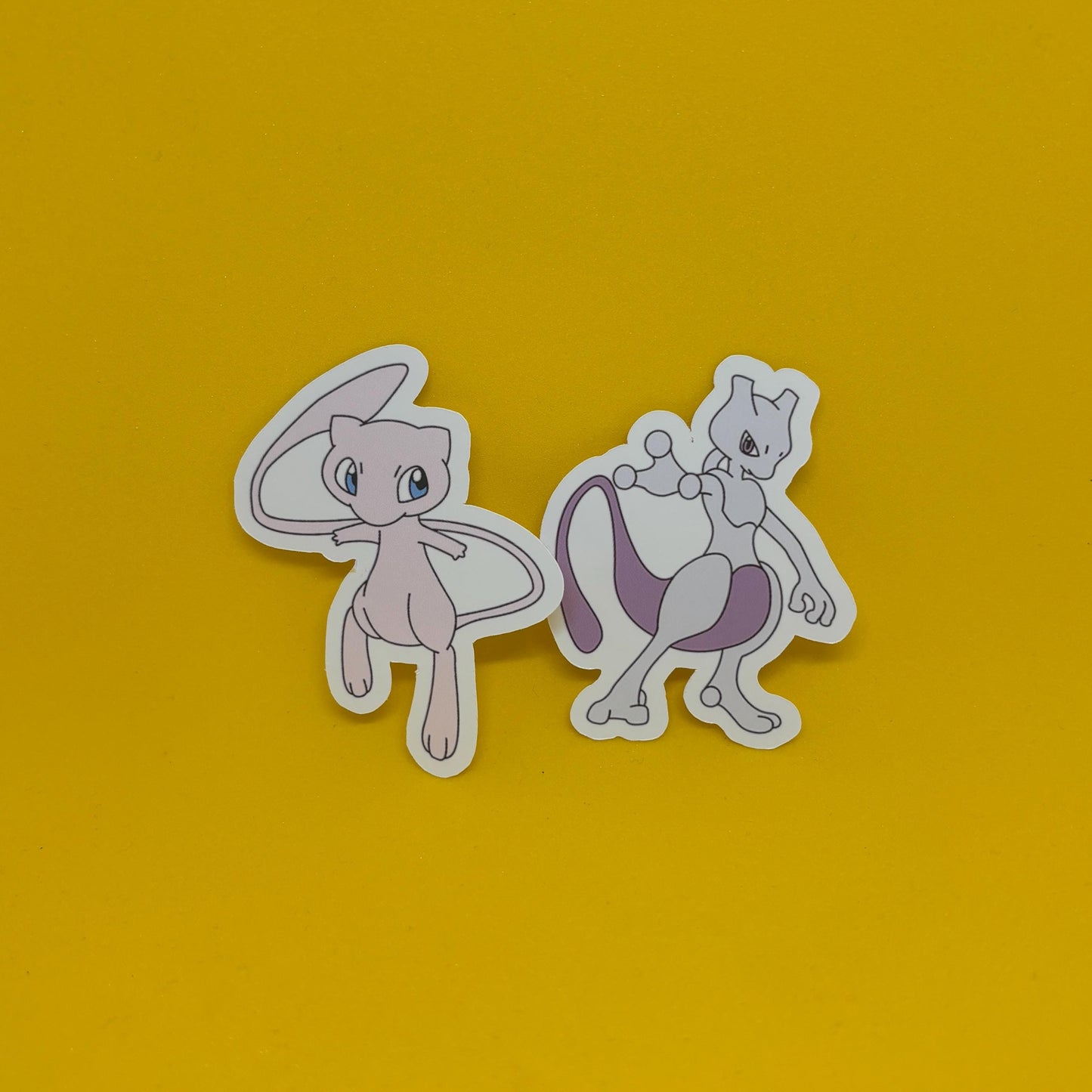 Pokémon Mew Mewtwo Stickers