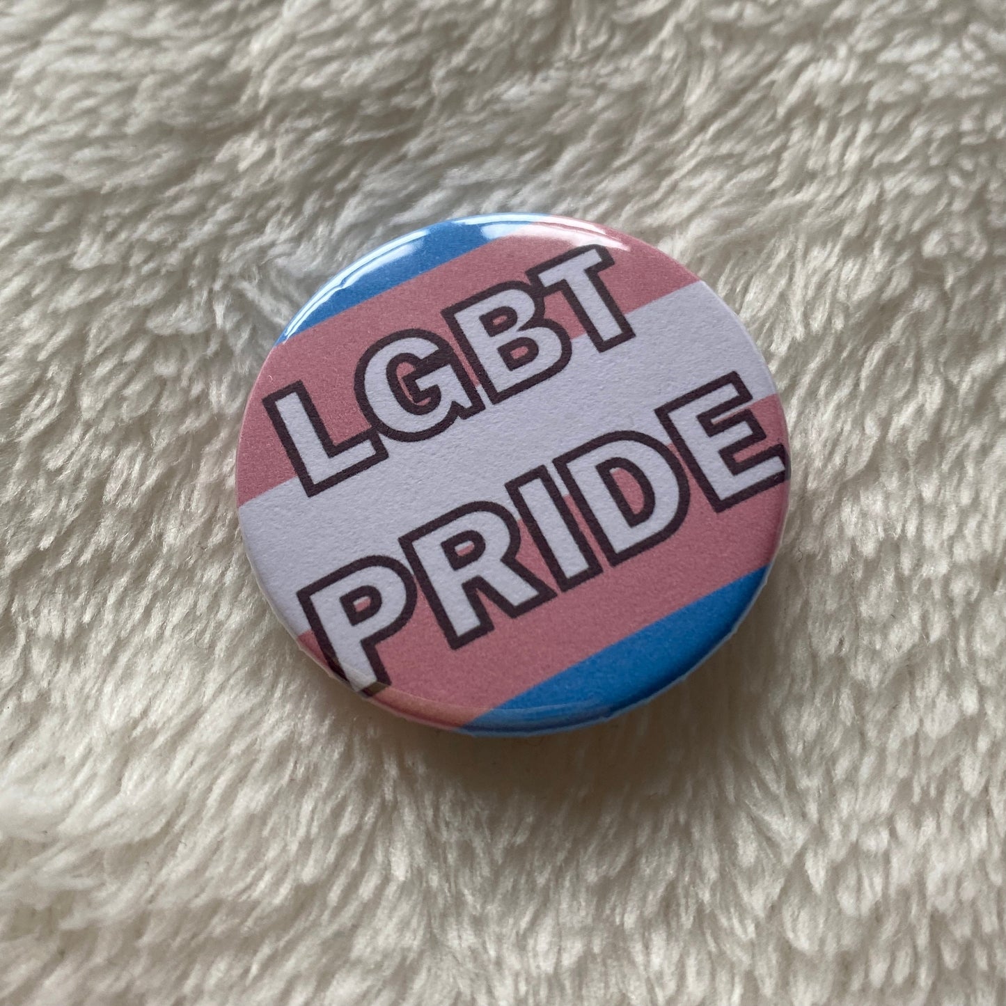 Trans Pride Pronoun Badges 38mm