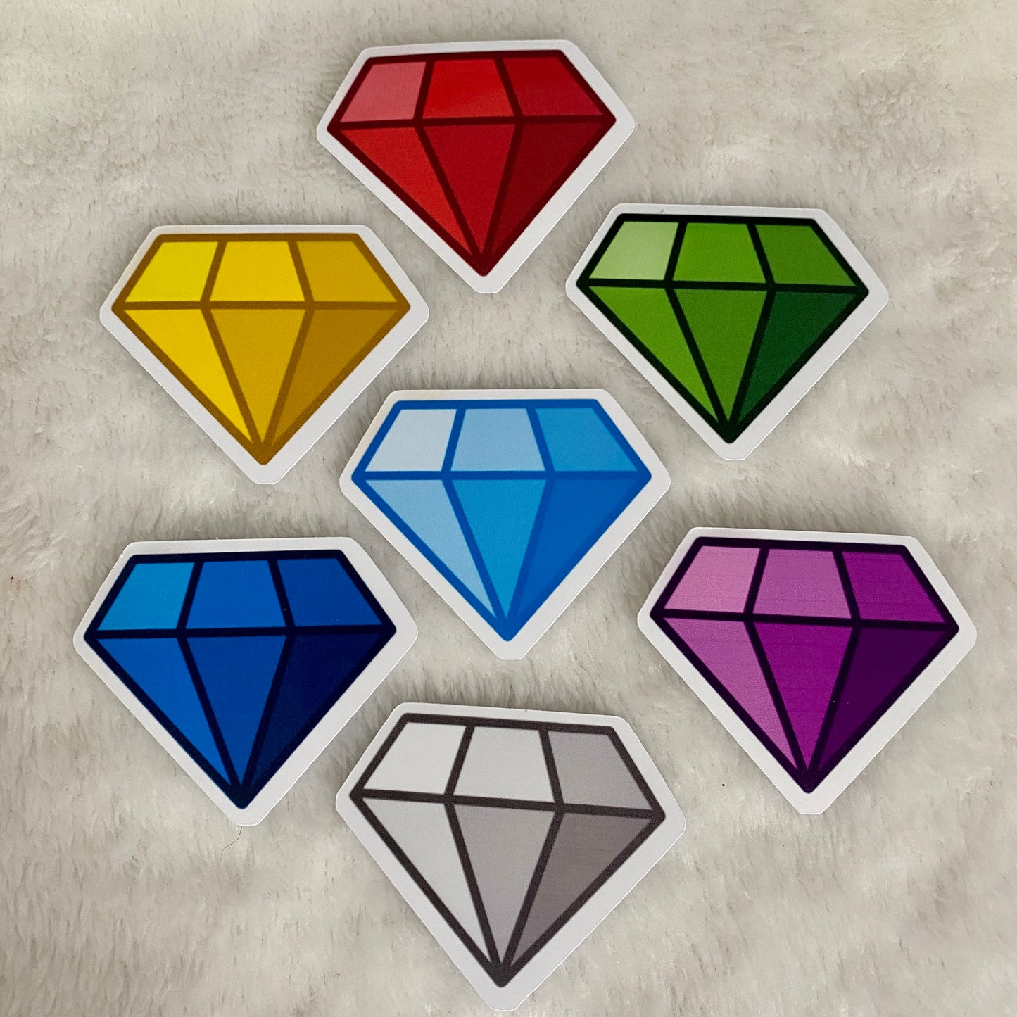 Sonic Chaos Emerald Stickers