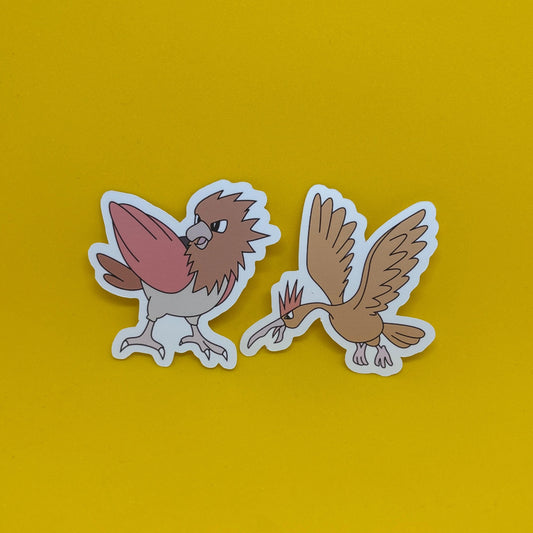 Pokemon Spearow Fearow Stickers