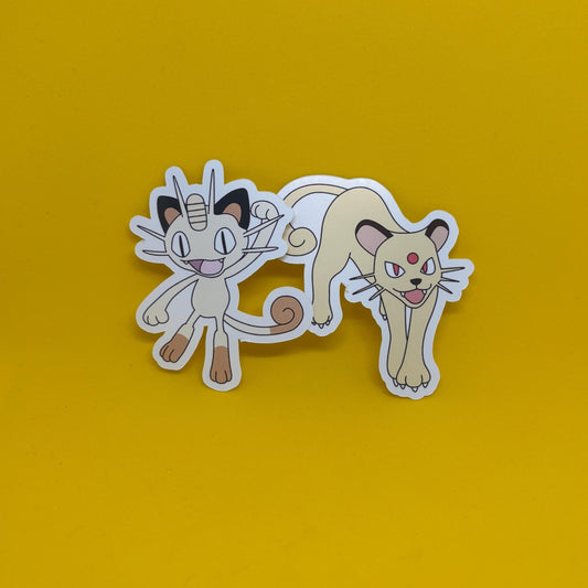 Pokémon Meowth Persian Stickers