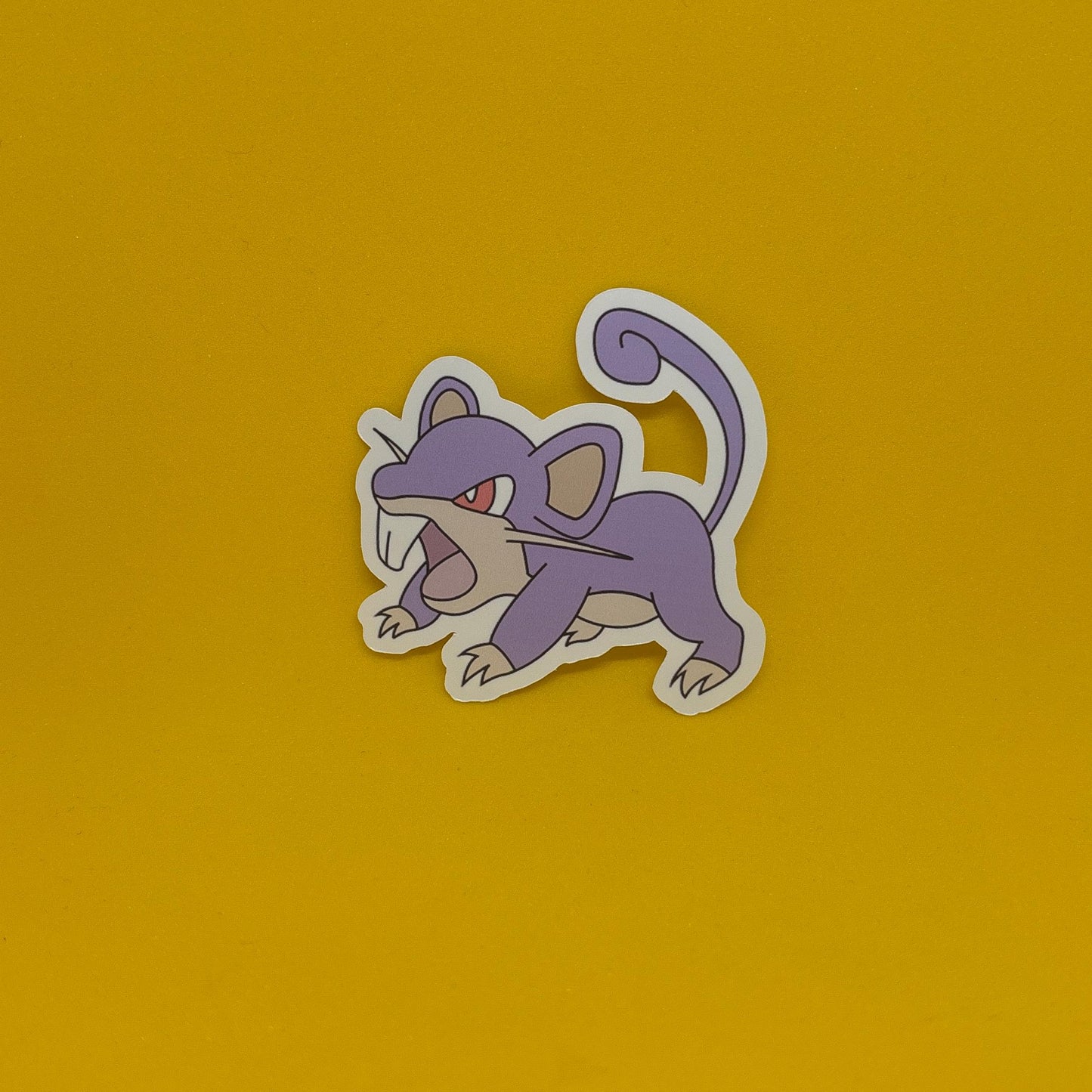 Pokemon Rattata Raticate Stickers