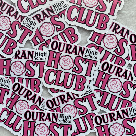 Ouran High School Host Club Logo Stickers