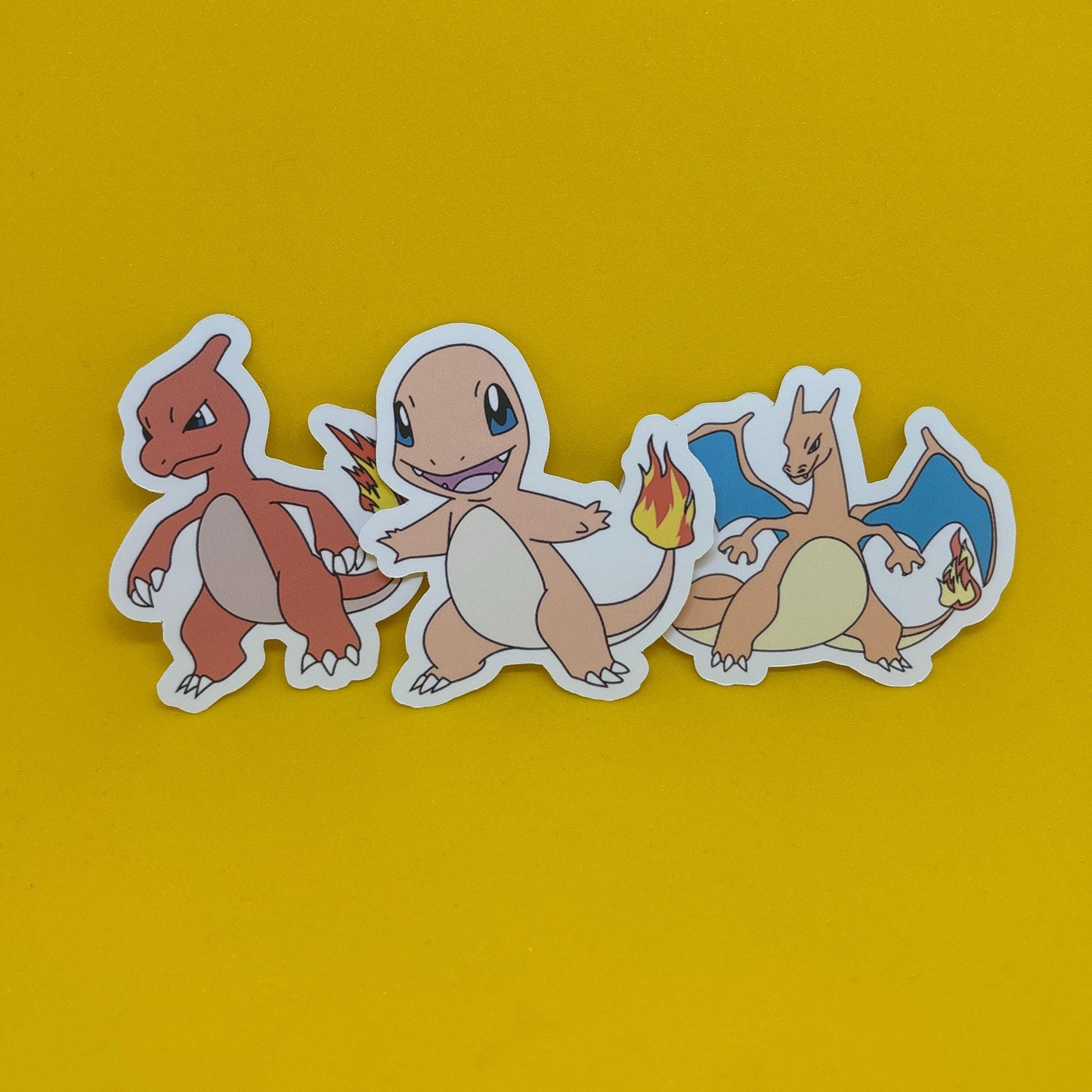 Pokemon Charmander Charmeleon Charizard Stickers