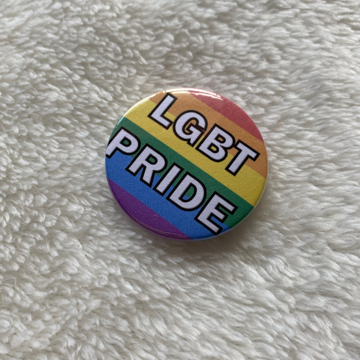 LGBT Pride Pronoun Badges 38mm