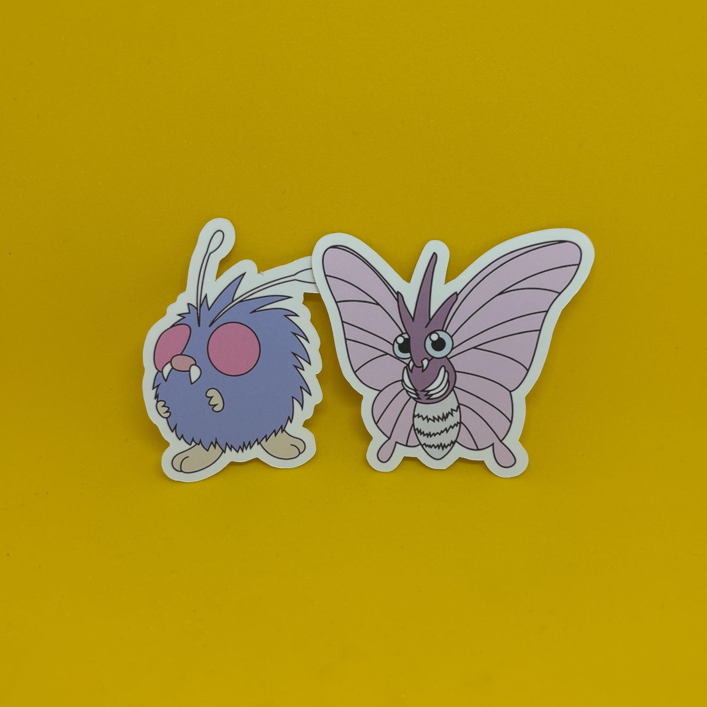 Pokemon Venonat Venomoth Sticker Set