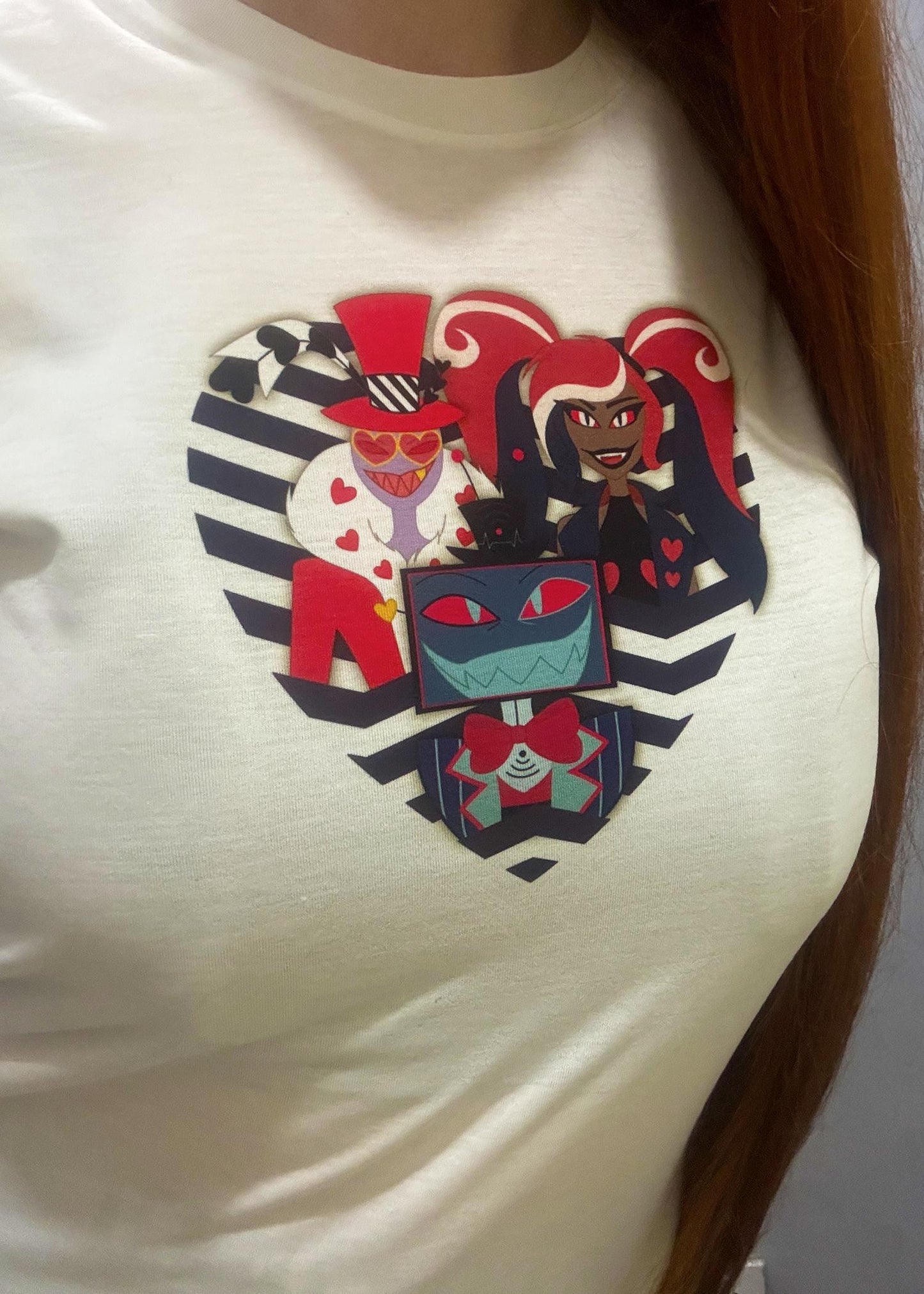 The Vees Hazbin Hotel Heart Shirt