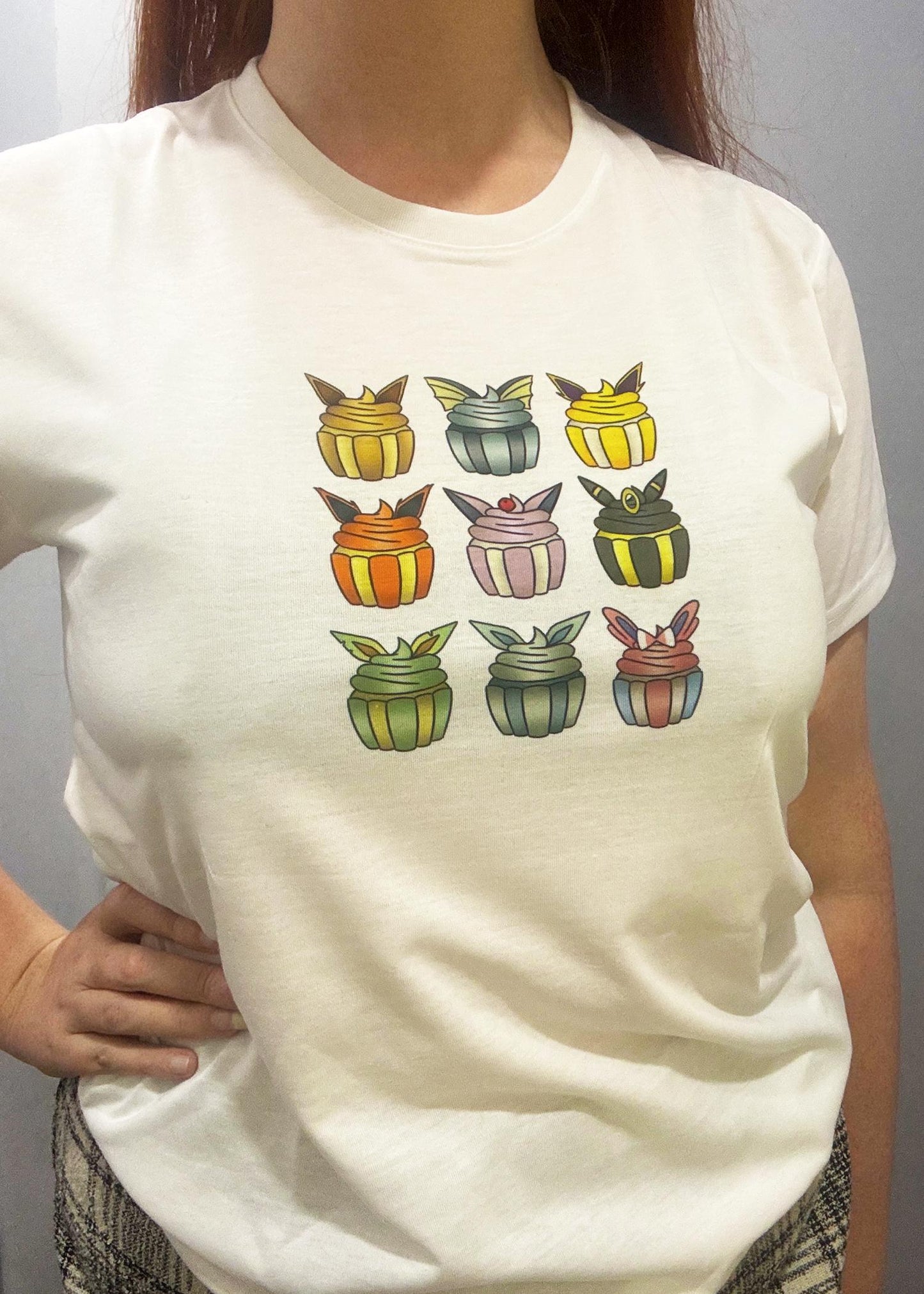 Eeveelution Cupcake Eevee Pokemon Shirt