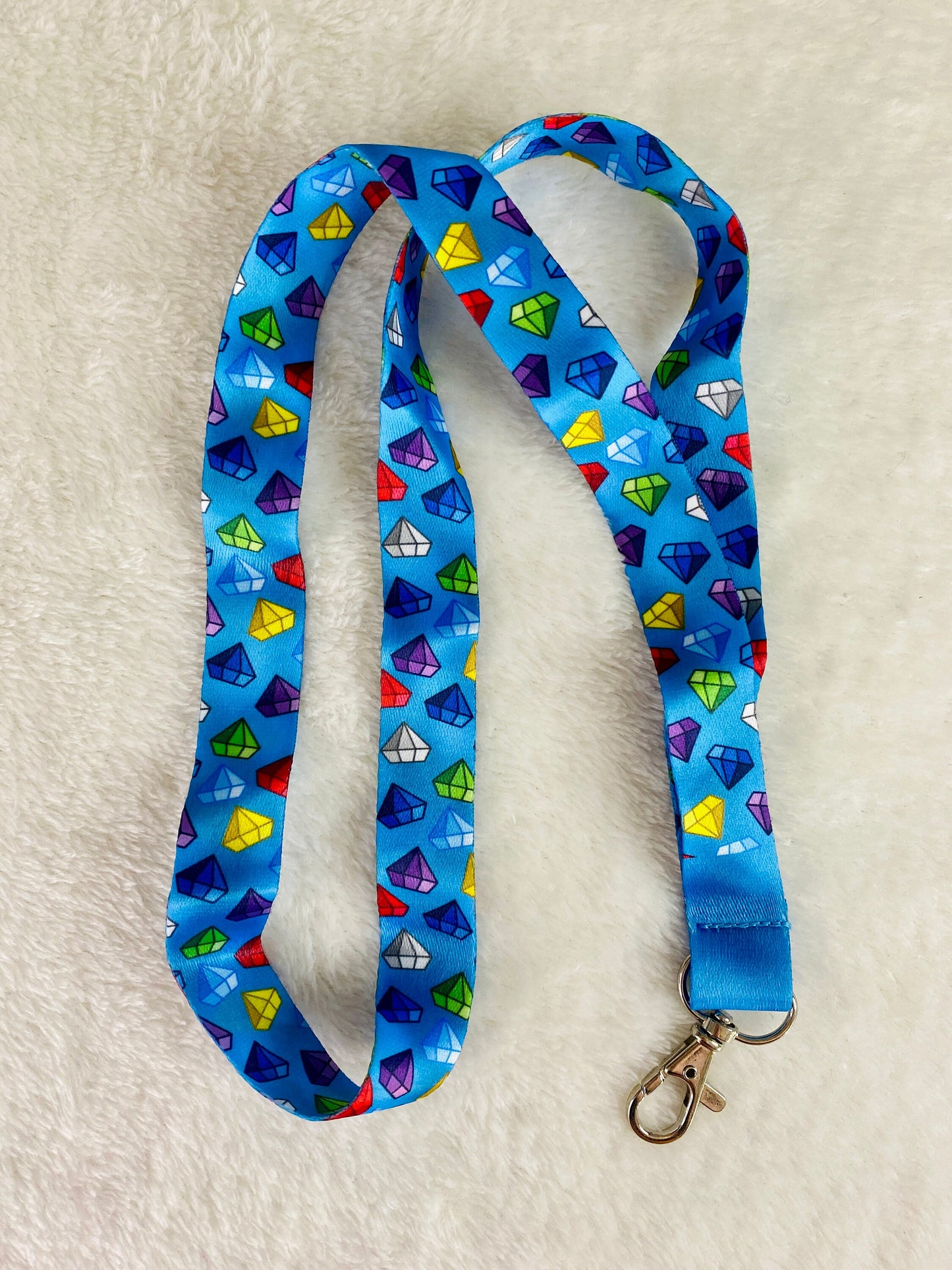 Chaos Emerald Sonic the Hedgehog Lanyard