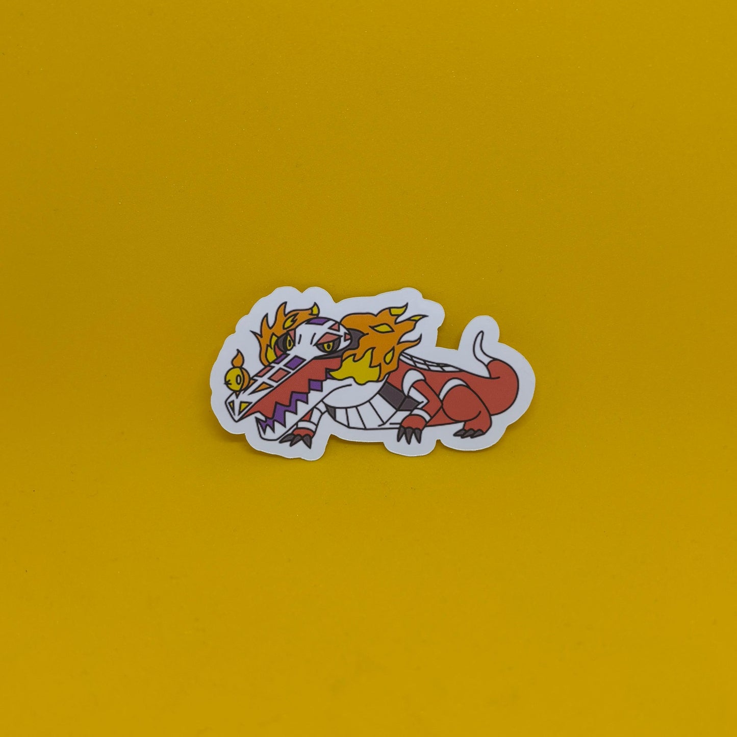 Pokémon Fuecoco Crocalor Skeledirge Stickers