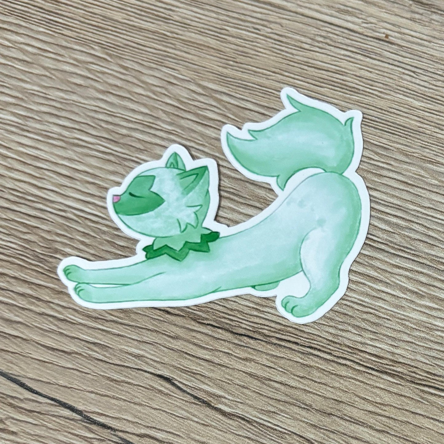 Sprigatito Stretching Sticker