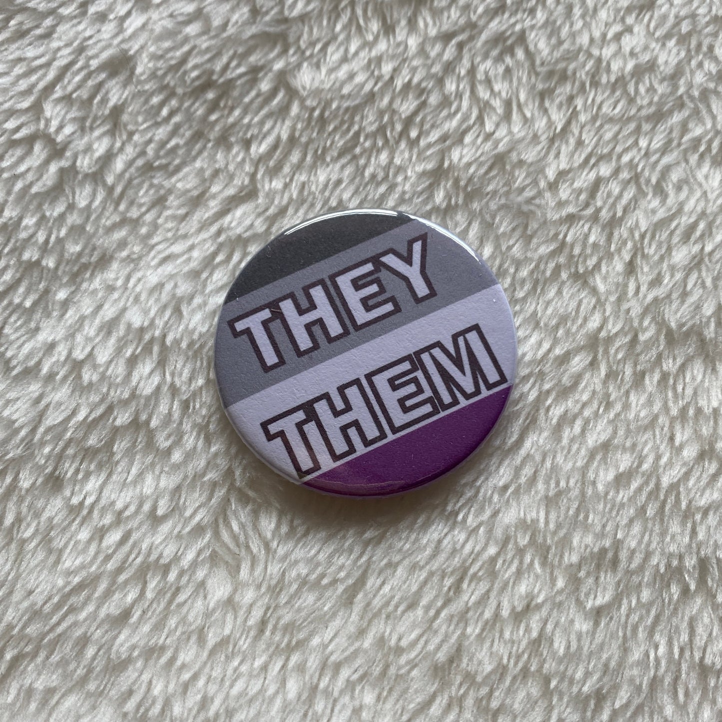 Asexual Pride Pronoun Badges 38mm