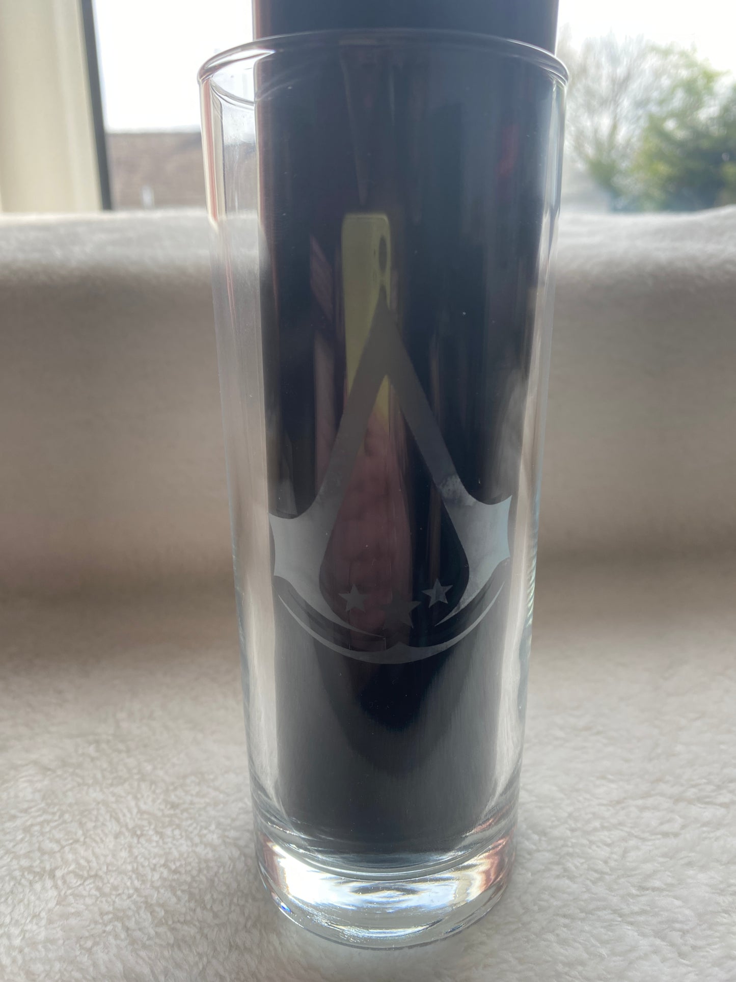 Assassin's Creed Etched Drinking Glass