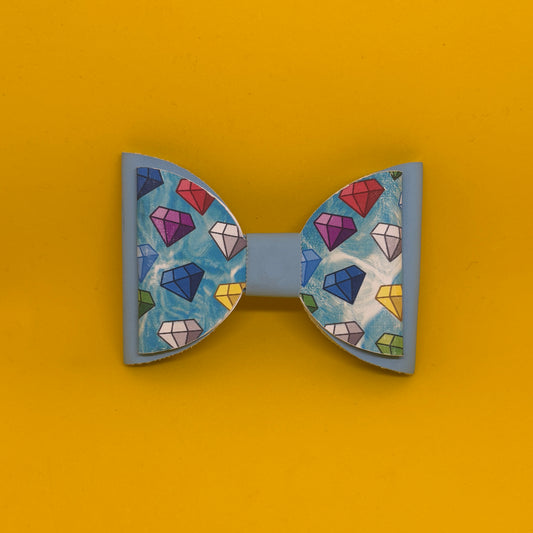 Chaos Emerald Hair Bow