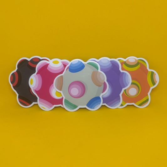 Katamari Damacy Ball Sticker Set