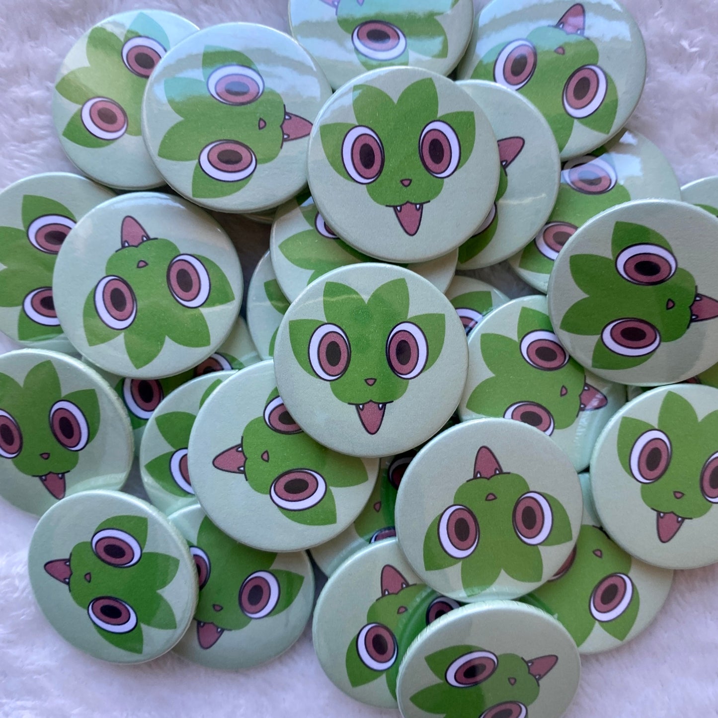 Sprigatito Badge 38mm