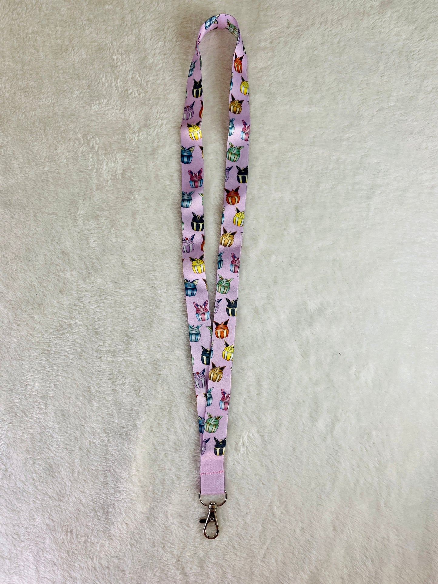 Eevee Eeveelution Cupcake Lanyard