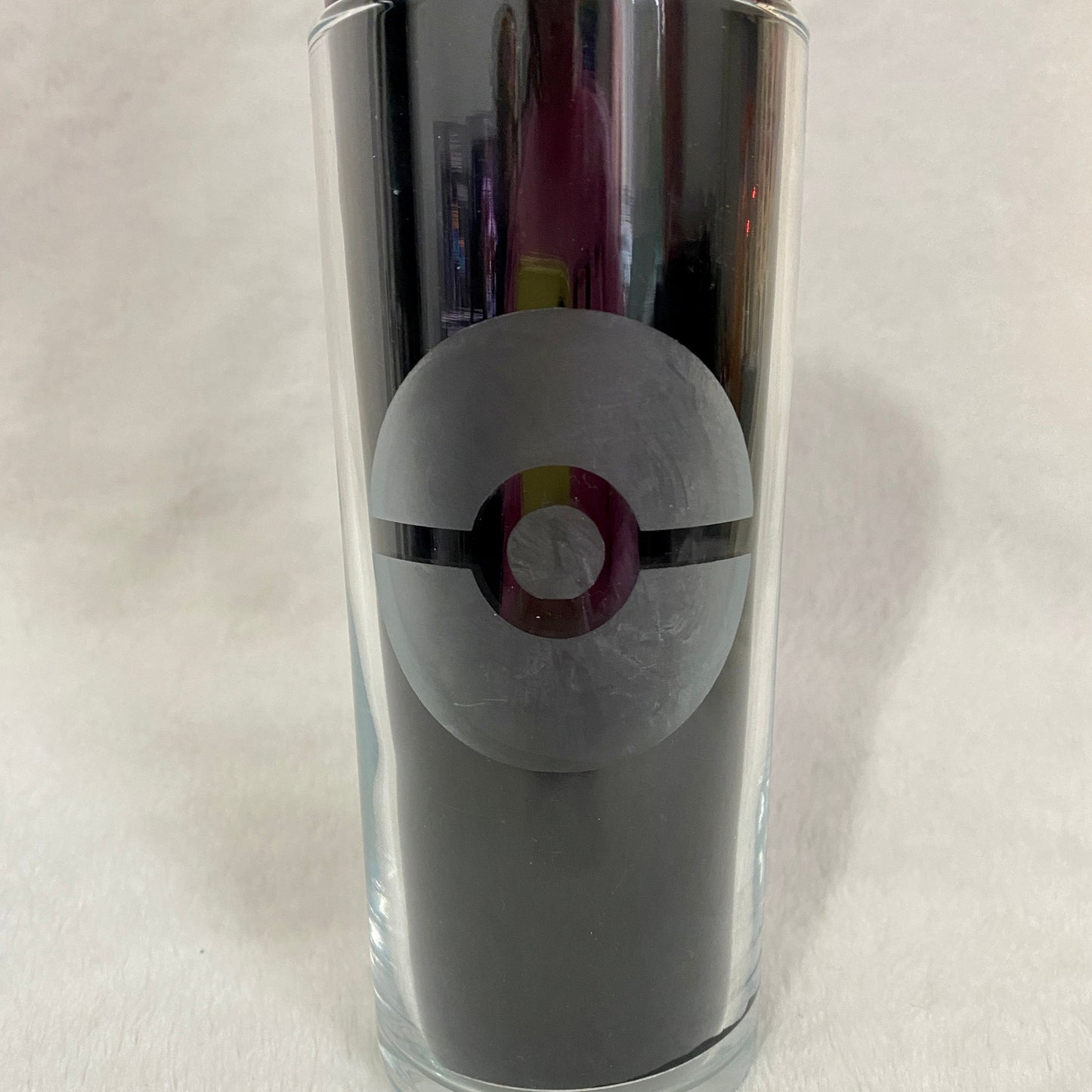 Pokemon Pokeball Etched Glass