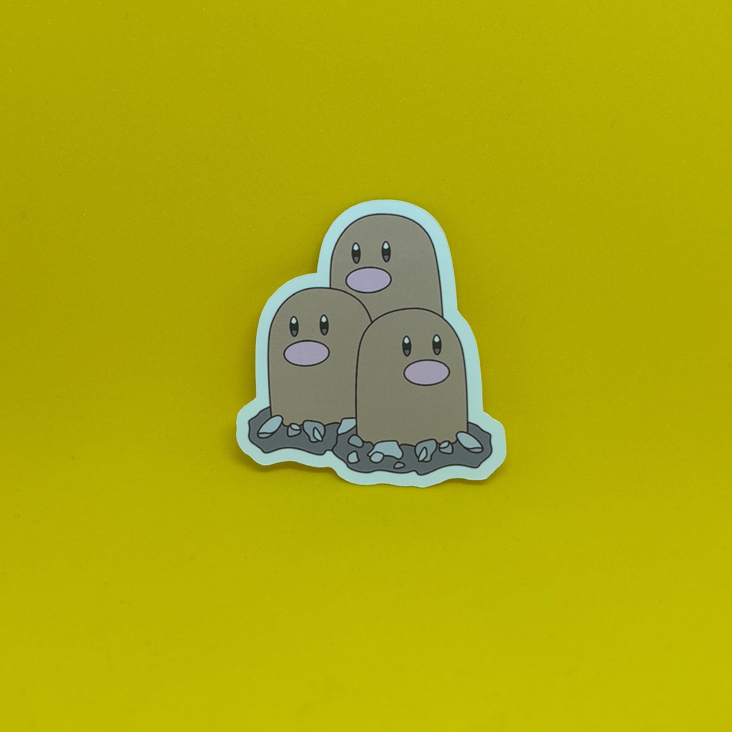 Pokémon Diglett Dugtrio Stickers