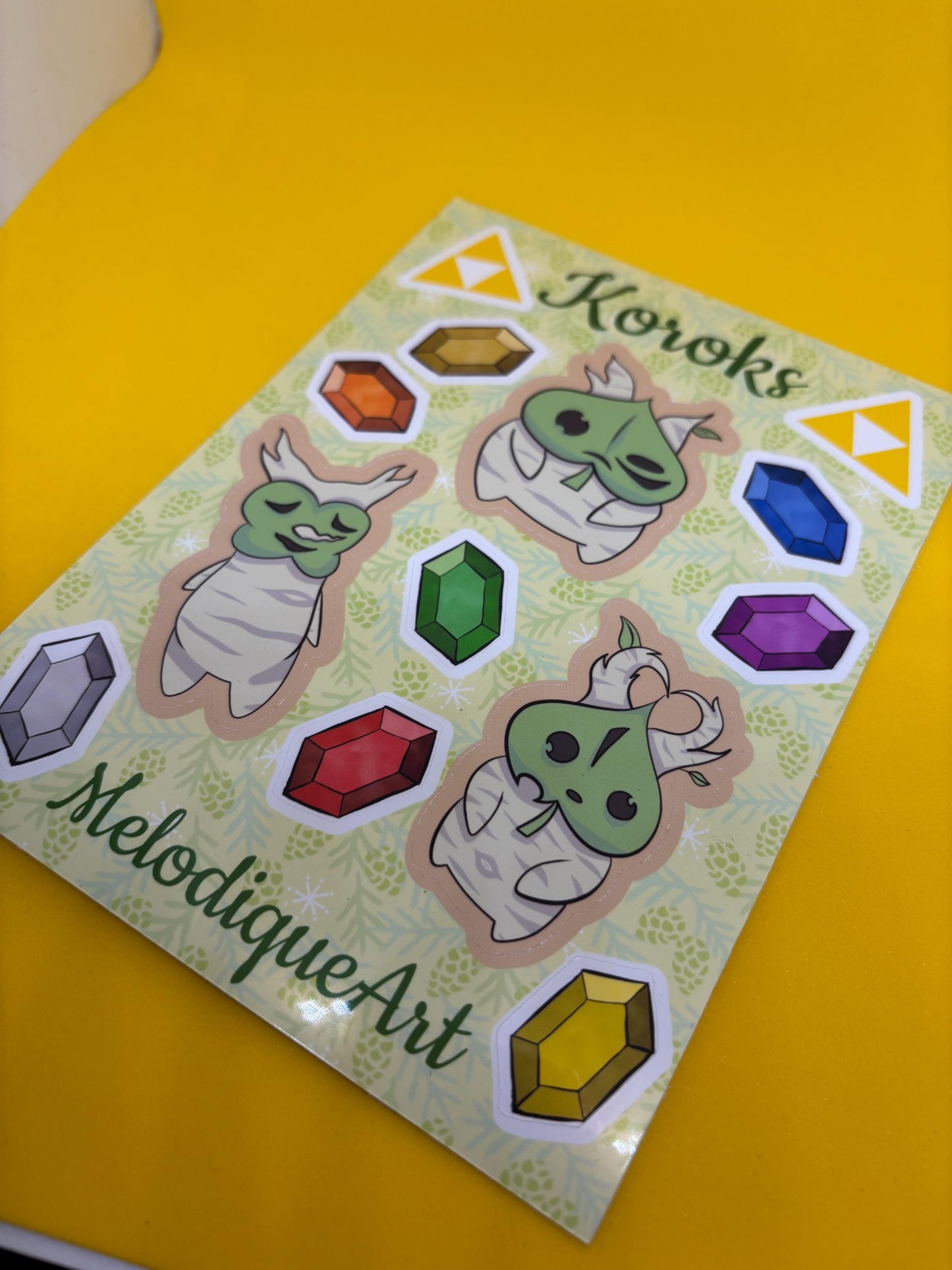 Koroks The Legend of Zelda Sticker Sheet