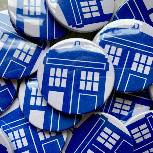 Tardis Badge 38mm