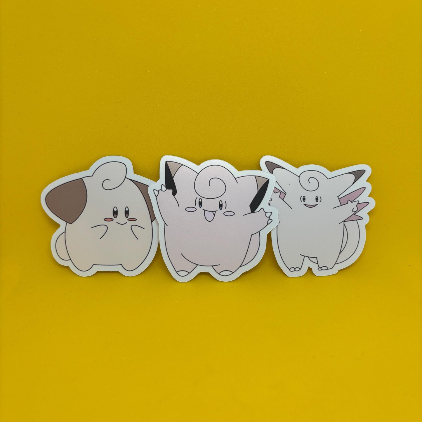 Pokémon Cleffa Clefairy Clefable Stickers