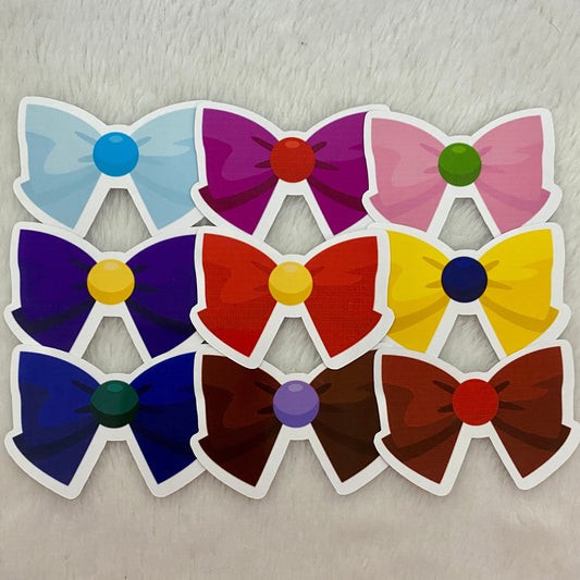 Sailor Scout Bow Stickers