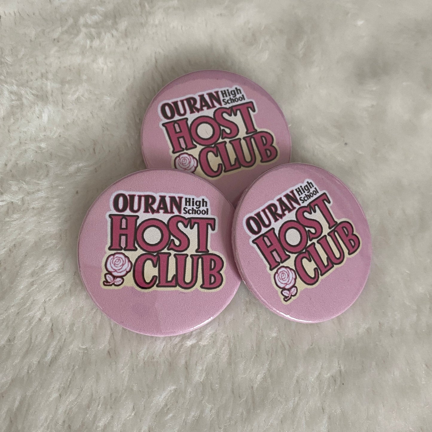 Ouran High School Host Club Badges 38mm